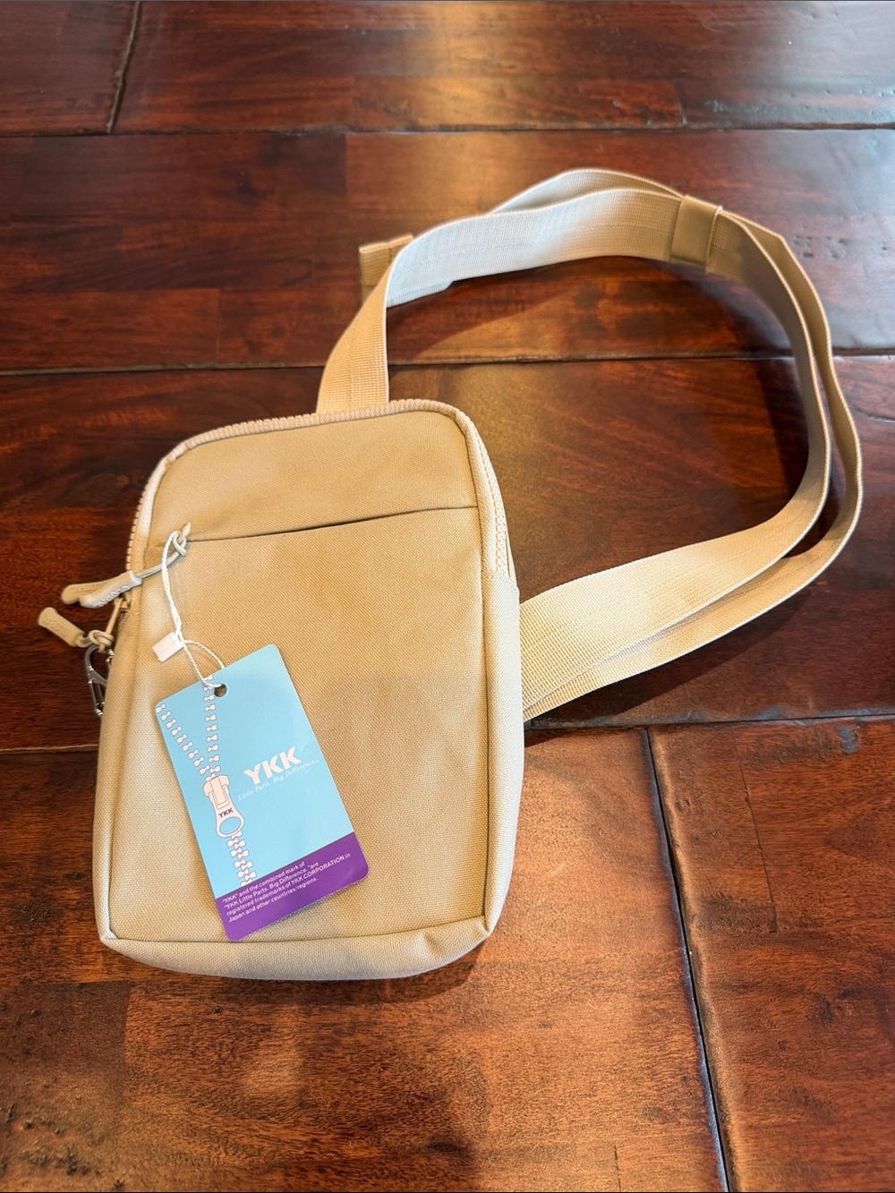 Beige Crossbody Bag - Compact Women’s Shoulder Bag